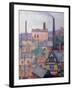 Industrial Roofscape, c.1931-Stanislawa de Karlowska-Framed Giclee Print