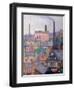 Industrial Roofscape, c.1931-Stanislawa de Karlowska-Framed Premium Giclee Print