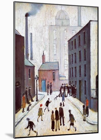 Industrial Scene, 1953-Laurence Stephen Lowry-Mounted Art Print