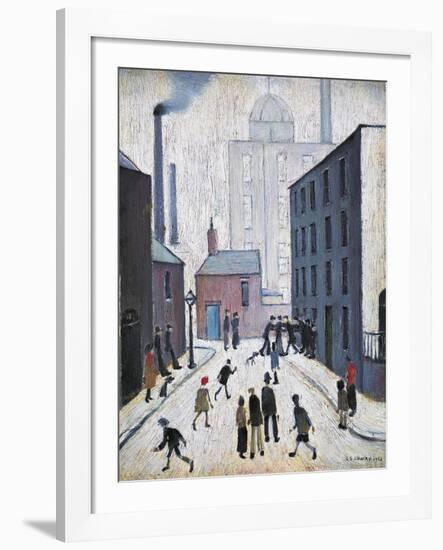 Industrial Scene, 1953-Laurence Stephen Lowry-Framed Giclee Print