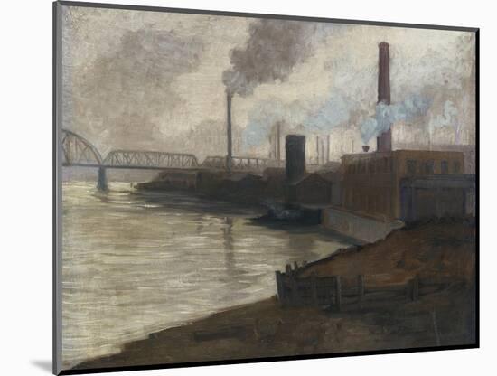 Industrial Scene, Mills on the Monongahela-Filipo Or Frederico Bartolini-Mounted Giclee Print