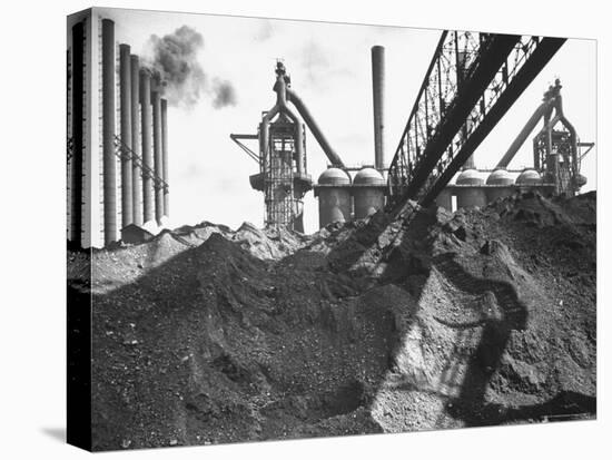 Industrial Scene-Andreas Feininger-Stretched Canvas