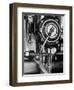 Industrial Worker with a Drill Press in Pennsylvania, Ca. 1912-null-Framed Giclee Print