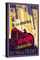 Industry and Agriculture for the Front-Carles Fontsere-Stretched Canvas
