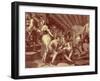Industry and Idleness by William Hogarth-William Hogarth-Framed Giclee Print