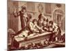 Industry and Idleness --William Hogarth-Mounted Giclee Print
