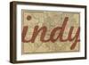 Indy - 1876, Indianapolis - Plan, Indiana, United States Map-null-Framed Giclee Print