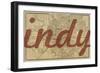 Indy - 1876, Indianapolis - Plan, Indiana, United States Map-null-Framed Giclee Print