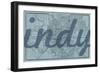 Indy - 1876, Indianapolis - Plan, Indiana, United States Map-null-Framed Premium Giclee Print