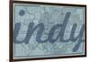 Indy - 1876, Indianapolis - Plan, Indiana, United States Map-null-Framed Giclee Print