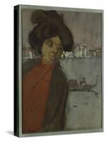 Inez on the Zattere (Oil on Panel)-Walter Richard Sickert-Stretched Canvas