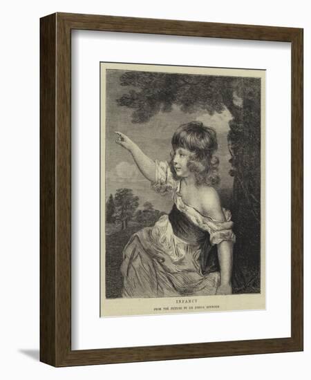 Infancy-Sir Joshua Reynolds-Framed Giclee Print