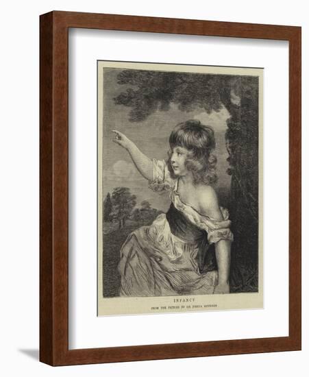 Infancy-Sir Joshua Reynolds-Framed Giclee Print