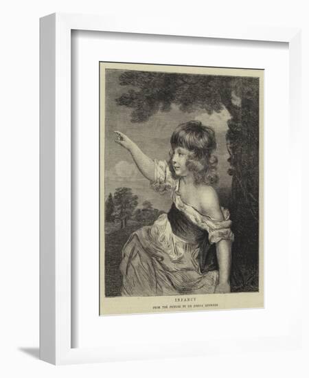 Infancy-Sir Joshua Reynolds-Framed Giclee Print