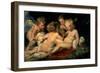 Infant Christ with John the Baptist and Two Angels, 1615-1620-Peter Paul Rubens-Framed Giclee Print