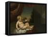 Infant Hercules with a Serpent-Pieter van der Werff-Framed Stretched Canvas