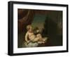 Infant Hercules with a Serpent-Pieter van der Werff-Framed Art Print