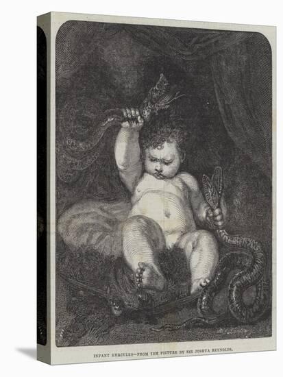 Infant Hercules-Sir Joshua Reynolds-Stretched Canvas