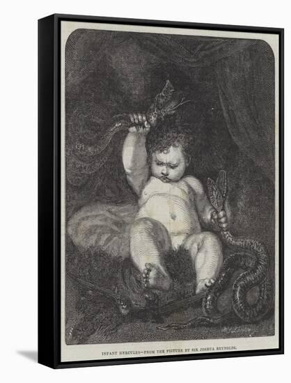 Infant Hercules-Sir Joshua Reynolds-Framed Stretched Canvas