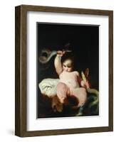 Infant Hercules-Sir Joshua Reynolds-Framed Giclee Print