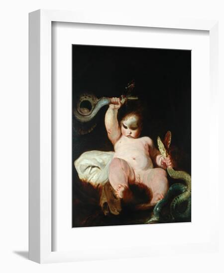 Infant Hercules-Sir Joshua Reynolds-Framed Giclee Print