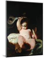Infant Hercules-Sir Joshua Reynolds-Mounted Giclee Print
