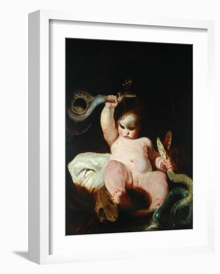 Infant Hercules-Sir Joshua Reynolds-Framed Giclee Print