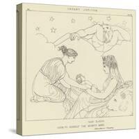 Infant Jupiter-John Flaxman-Stretched Canvas