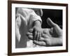 Infant's Hand in Man's Hand-Philip Gendreau-Framed Photographic Print