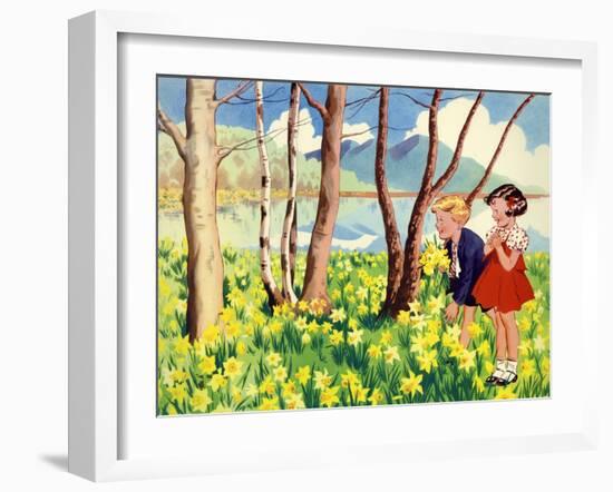 Infant School Illustrations, UK-null-Framed Giclee Print