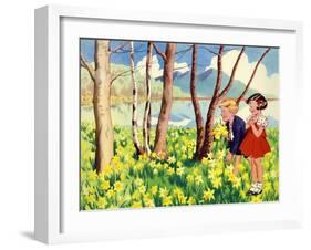 Infant School Illustrations, UK-null-Framed Giclee Print