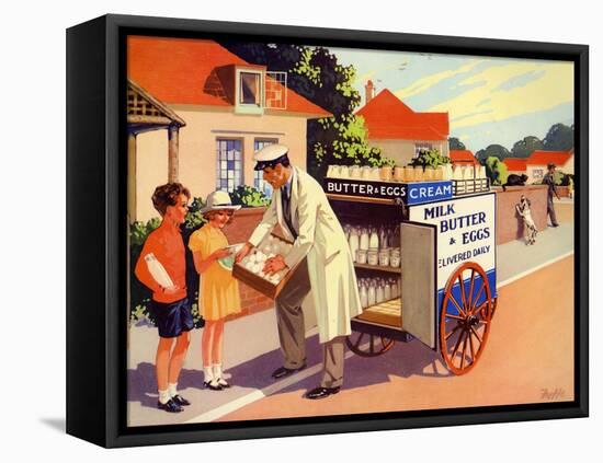 Infant School Illustrations, UK-null-Framed Stretched Canvas