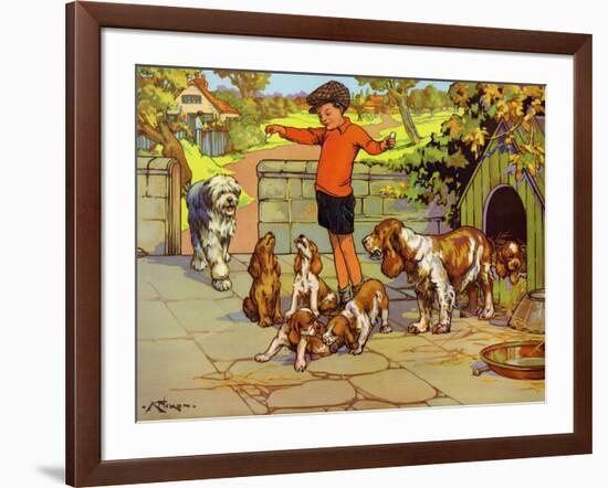 Infant School Illustrations, UK-null-Framed Giclee Print