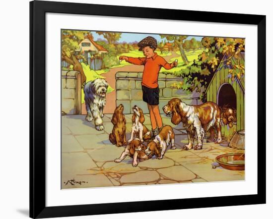 Infant School Illustrations, UK-null-Framed Giclee Print