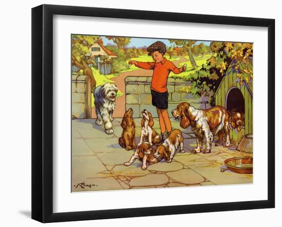 Infant School Illustrations, UK-null-Framed Giclee Print