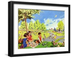 Infant School Illustrations, UK-null-Framed Giclee Print