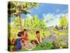 Infant School Illustrations, UK-null-Stretched Canvas