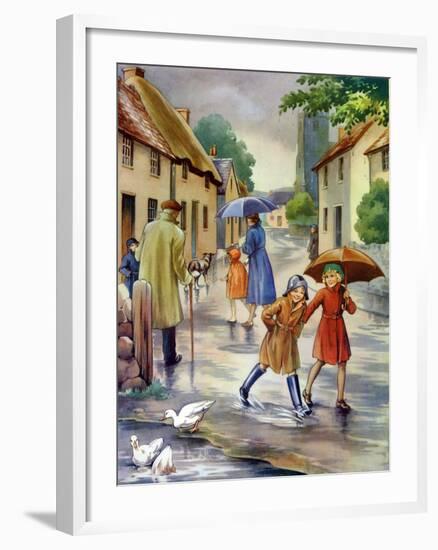 Infant School Illustrations, UK-null-Framed Giclee Print