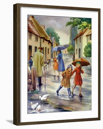 Infant School Illustrations, UK-null-Framed Giclee Print