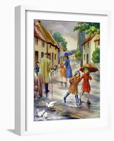 Infant School Illustrations, UK-null-Framed Giclee Print