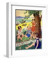 Infant School Illustrations, UK-null-Framed Giclee Print