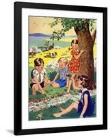 Infant School Illustrations, UK-null-Framed Giclee Print