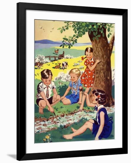 Infant School Illustrations, UK-null-Framed Giclee Print