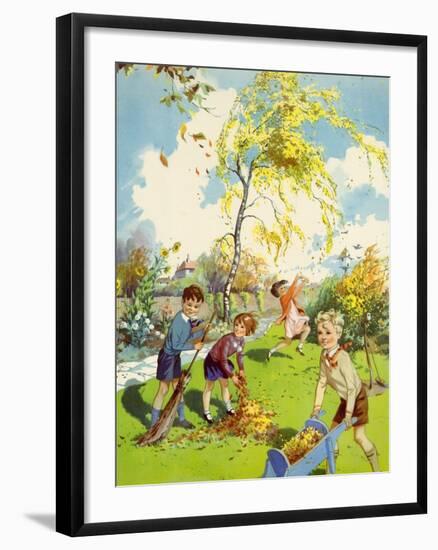 Infant School Illustrations, UK-null-Framed Giclee Print