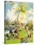 Infant School Illustrations, UK-null-Stretched Canvas