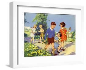 Infant School Illustrations, UK-null-Framed Giclee Print