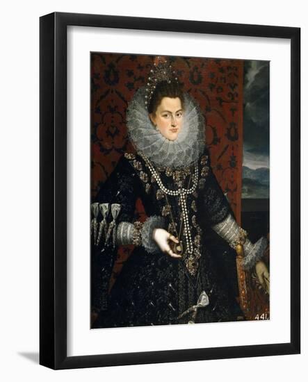 Infanta Isabella Clara Eugenia, 1598-1599-Juan Pantoja De La Cruz-Framed Giclee Print