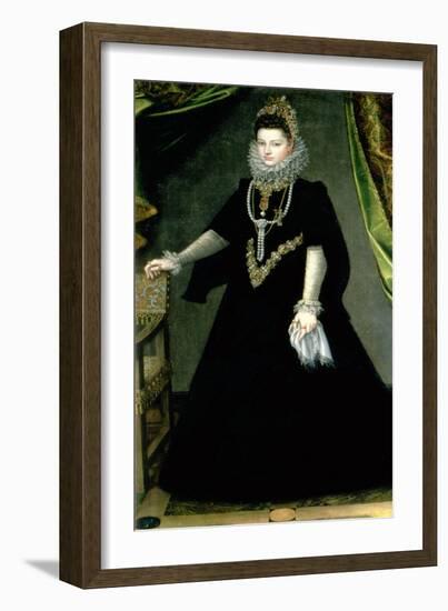 Infanta Isabella Clara Eugenia, Daughter of King Philip II of Spain and Isabella of Valois, 1599-Sofonisba Anguisciola-Framed Giclee Print