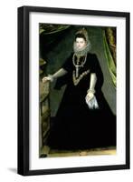 Infanta Isabella Clara Eugenia, Daughter of King Philip II of Spain and Isabella of Valois, 1599-Sofonisba Anguisciola-Framed Giclee Print