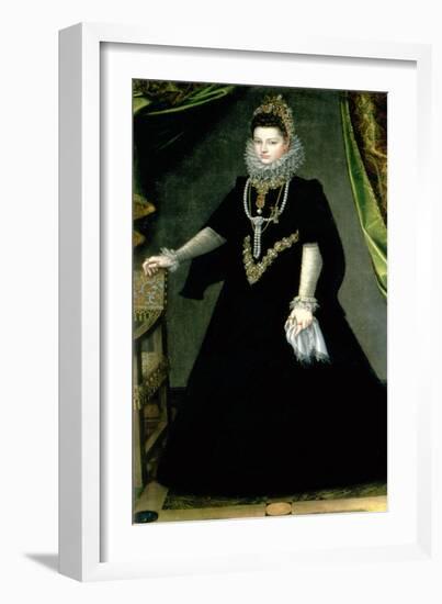 Infanta Isabella Clara Eugenia, Daughter of King Philip II of Spain and Isabella of Valois, 1599-Sofonisba Anguisciola-Framed Giclee Print